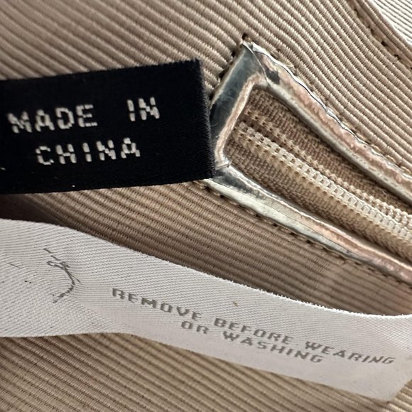 Ann Taylor Mini Satin Black Silver Purse Clutch Modern Design Evening Bag - Picture 7 of 9